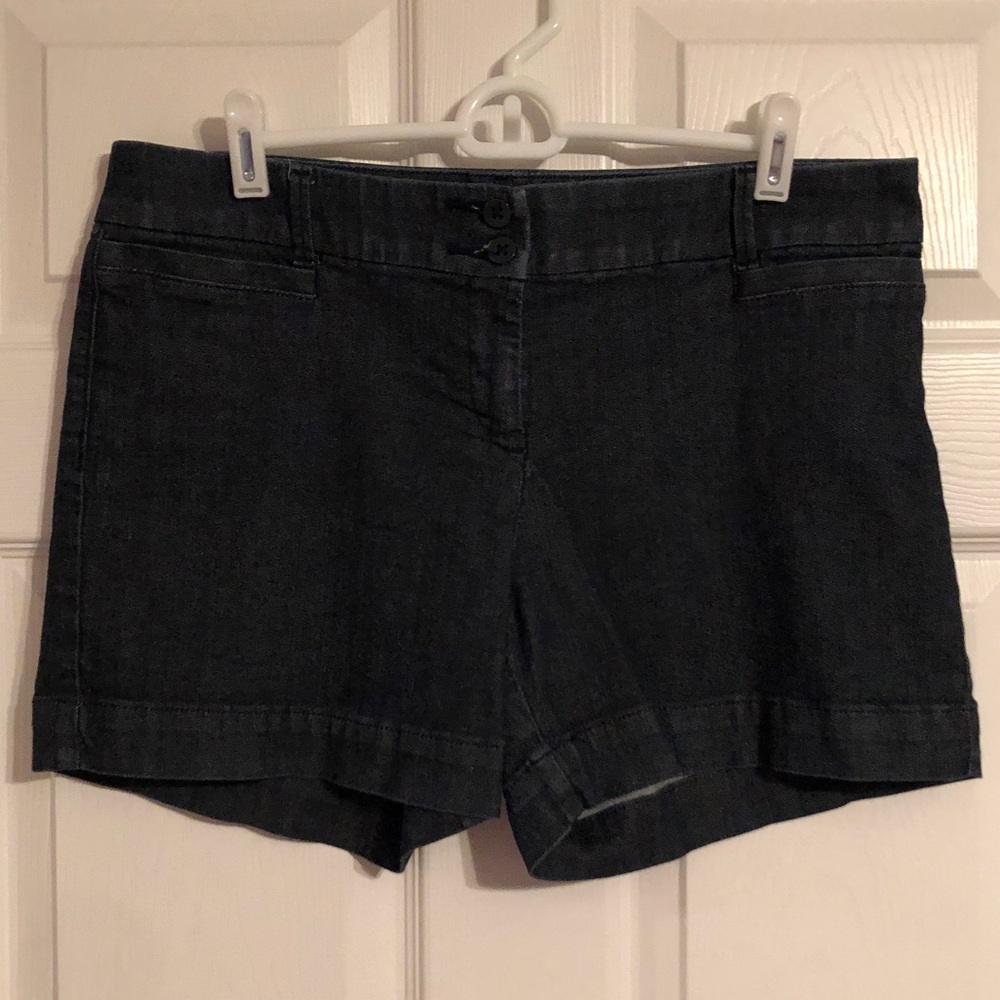 Denim Trouser Shorts